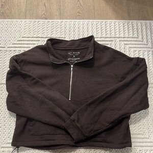 SET Active women’s Dark Brown Zip-Up Sweater